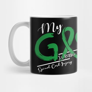 Spinal Cord Injury Awareness My God Is Stronger - In This Family No One Fights Alone Mug